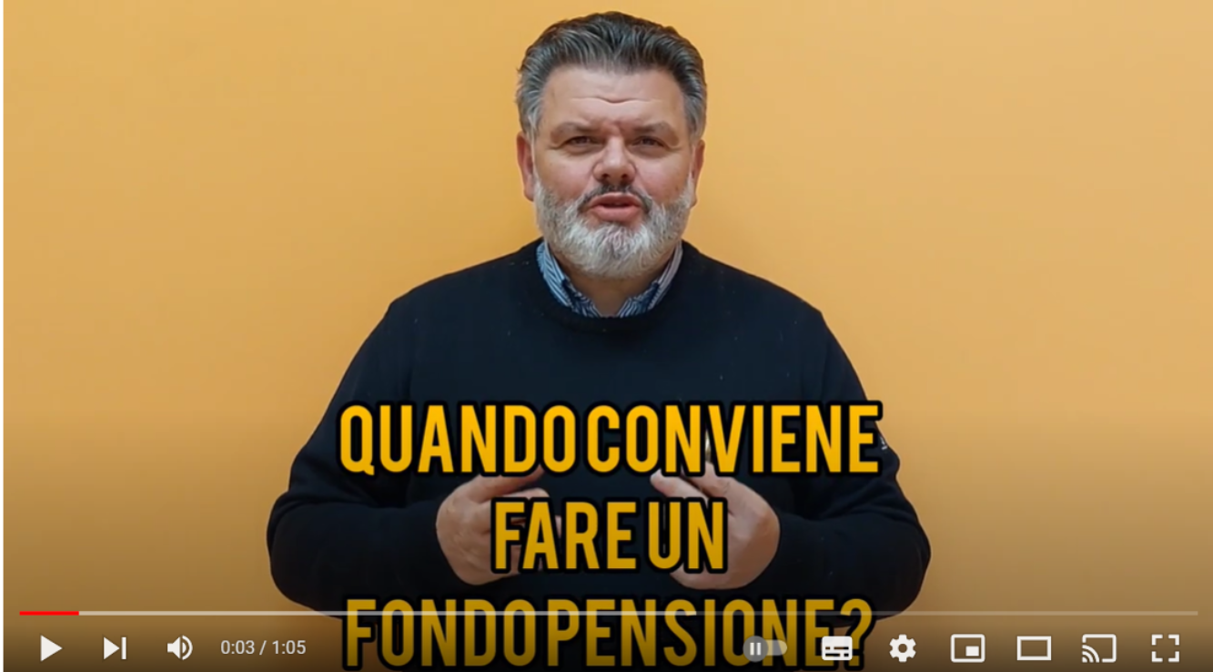 quando conviene iscriversi a un fondo pensione